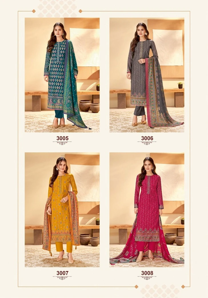 Suryajyoti Pushpa Vol-3 - Dress Material